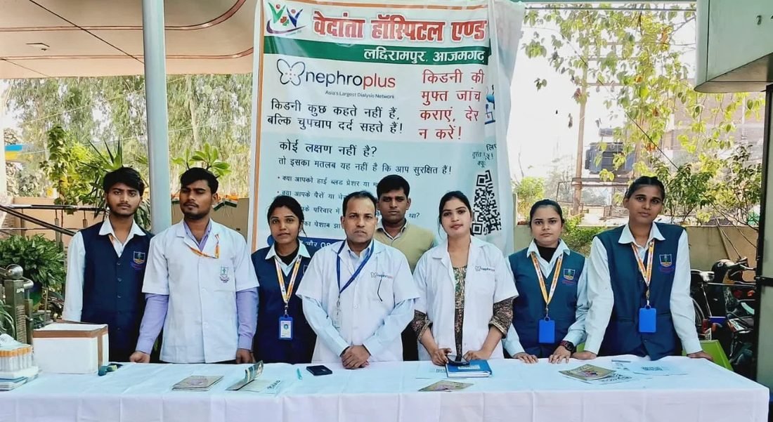 Free health screening camp by Dr. Shishir Jaiswal's team
