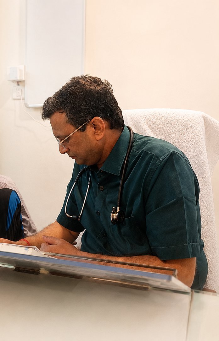Inside Vedanta Hospital, Azamgarh
